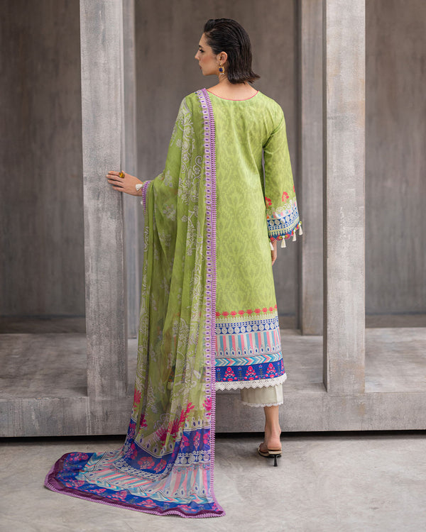 Roheenaz | Azalea Printed Lawn 24 | Serene Seafoam by Designer Roheenaz - House of Maryam - Pakistani Designer Ethnic Wear in {{ shop.shopifyCountryName }}