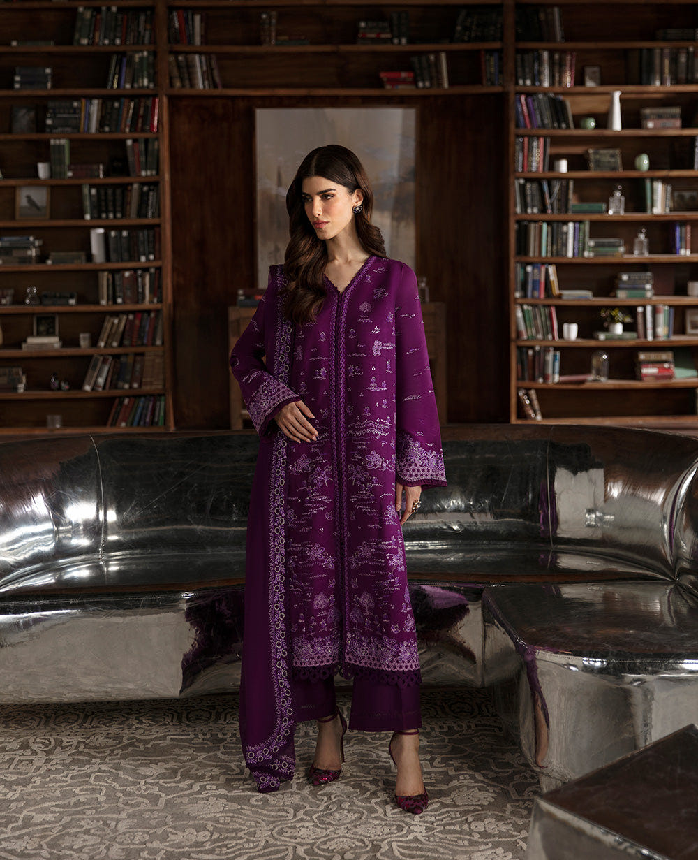 Republic Womenswear | Premium Pret 25 | RPP-06 (Prune de myrtille) -  Republic Womenswear Ladies Clothes - Original Designer Dress - House of Maryam