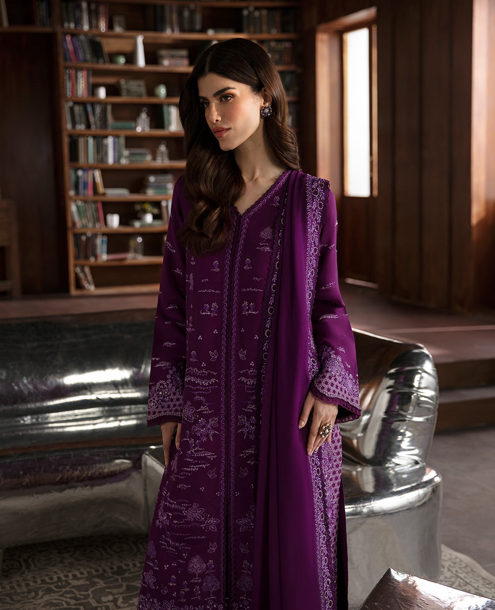 Republic Womenswear | Premium Pret 25 | RPP-06 (Prune de myrtille) -  Republic Womenswear Ladies Clothes - Original Designer Dress - House of Maryam