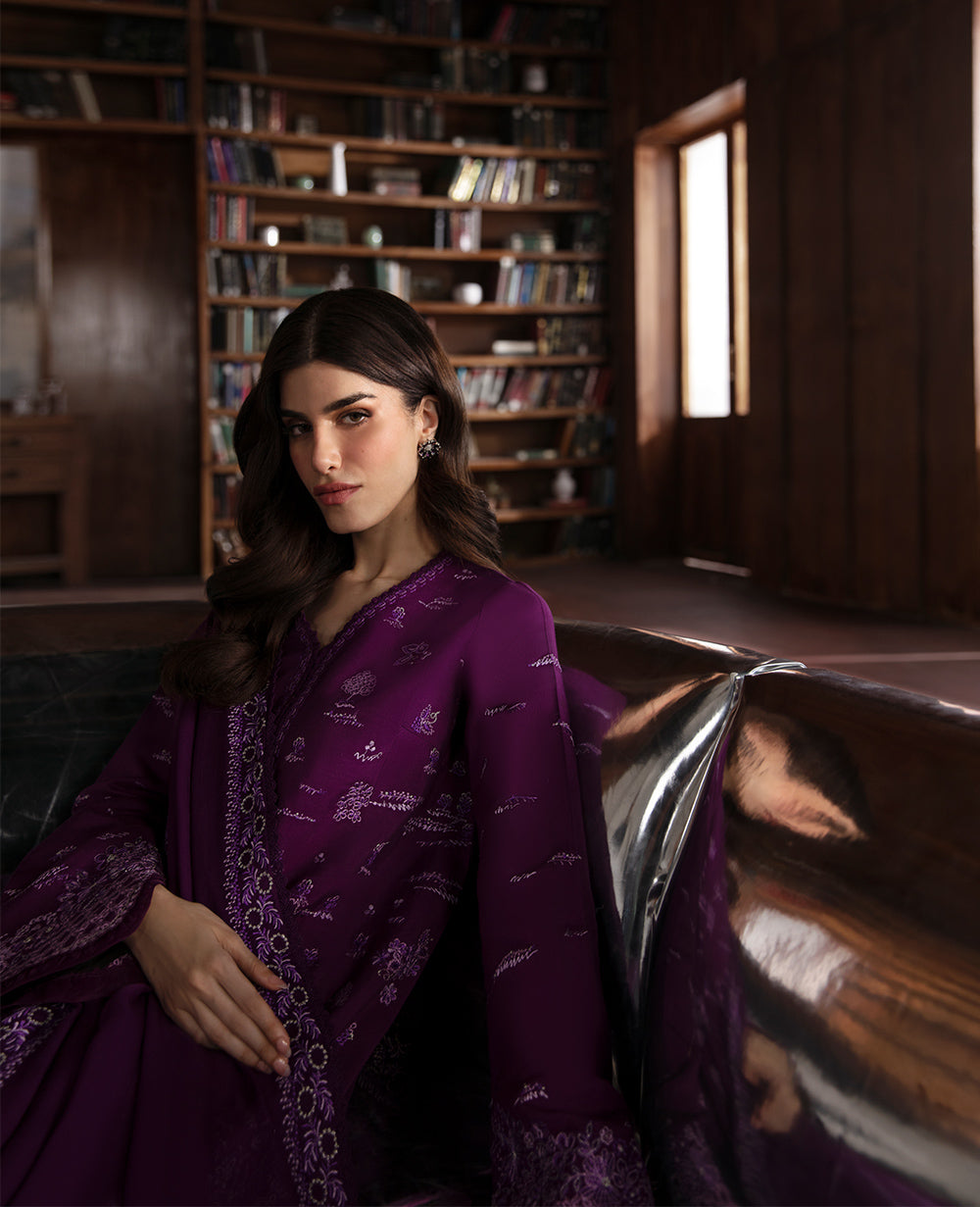 Republic Womenswear | Premium Pret 25 | RPP-06 (Prune de myrtille) -  Republic Womenswear Ladies Clothes - Original Designer Dress - House of Maryam