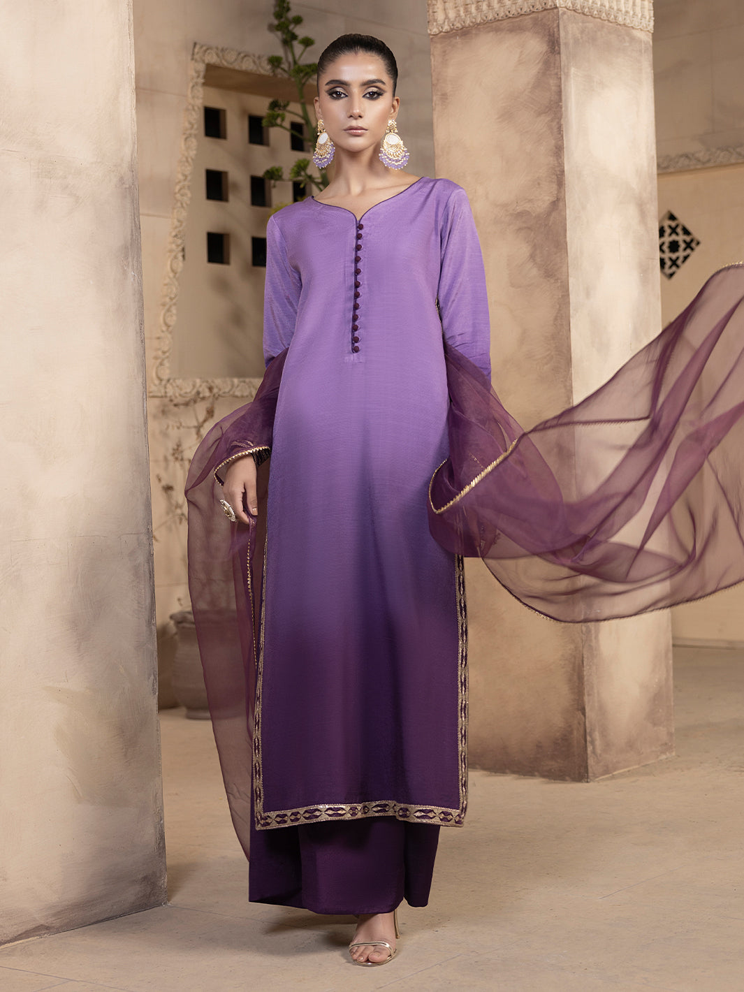 Hem Stitch | Raw Silk Edit 25 | Raania -  Hemstitch Ladies Clothes - Original Designer Dress - House of Maryam