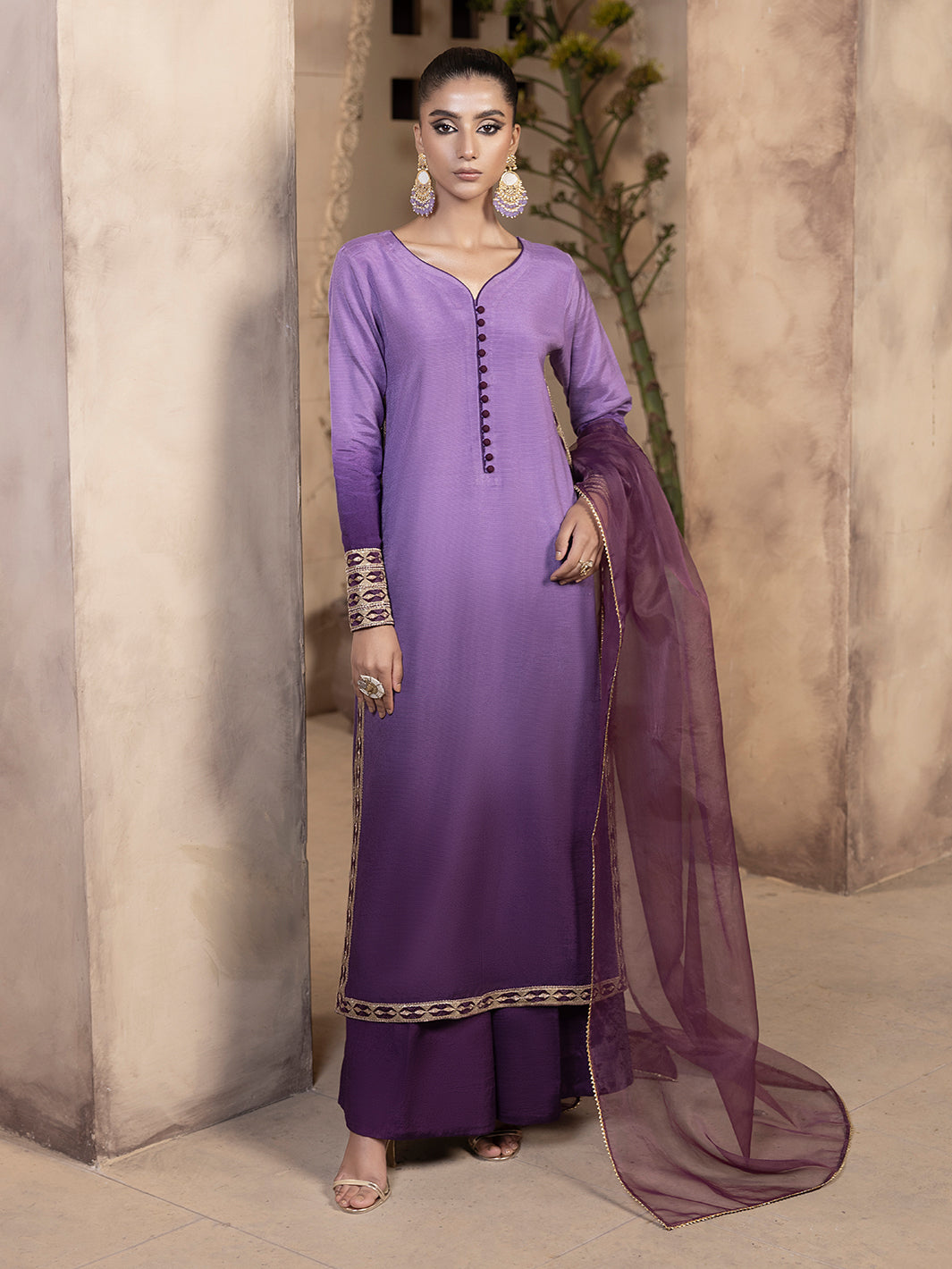 Hem Stitch | Raw Silk Edit 25 | Raania -  Hemstitch Ladies Clothes - Original Designer Dress - House of Maryam