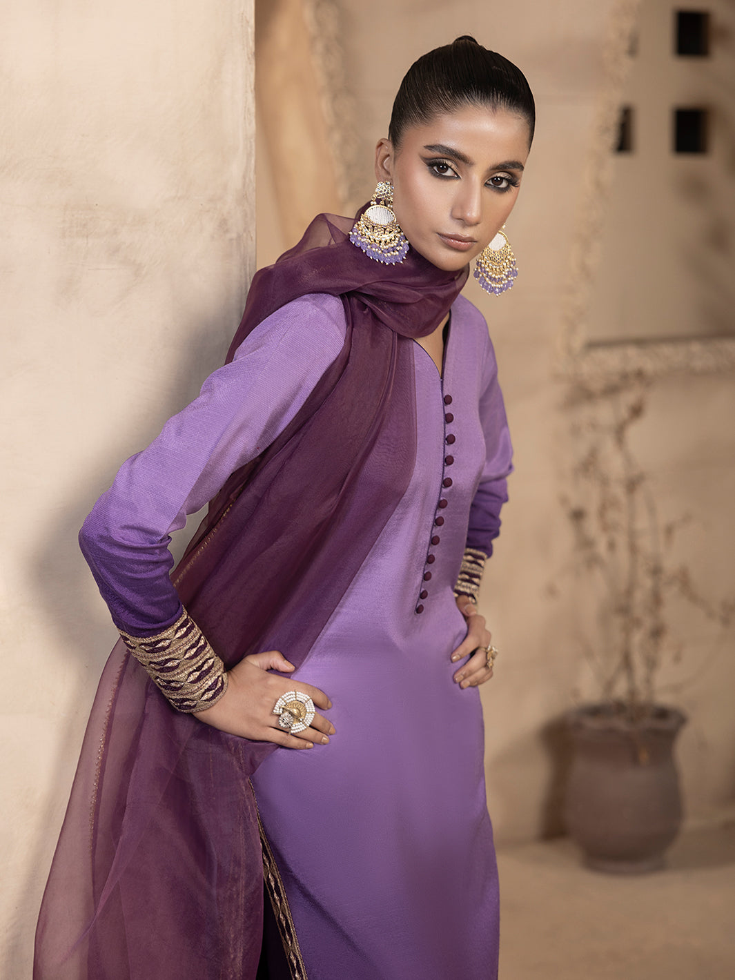 Hem Stitch | Raw Silk Edit 25 | Raania -  Hemstitch Ladies Clothes - Original Designer Dress - House of Maryam