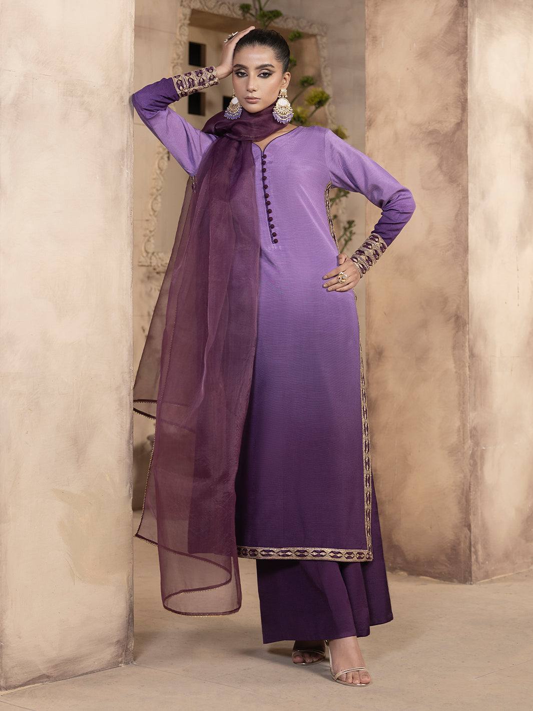 Hem Stitch | Raw Silk Edit 25 | Raania -  Hemstitch Ladies Clothes - Original Designer Dress - House of Maryam