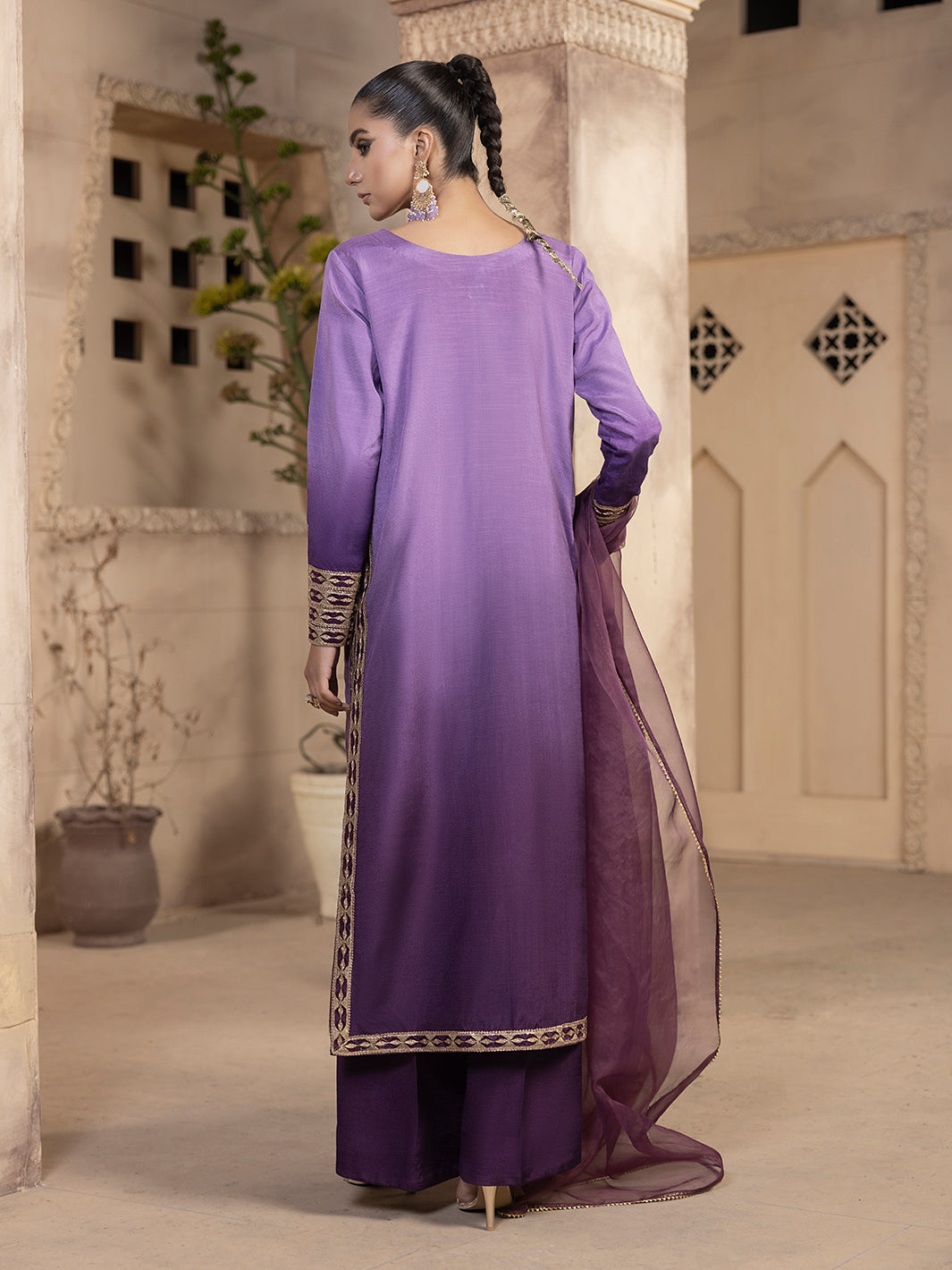 Hem Stitch | Raw Silk Edit 25 | Raania -  Hemstitch Ladies Clothes - Original Designer Dress - House of Maryam
