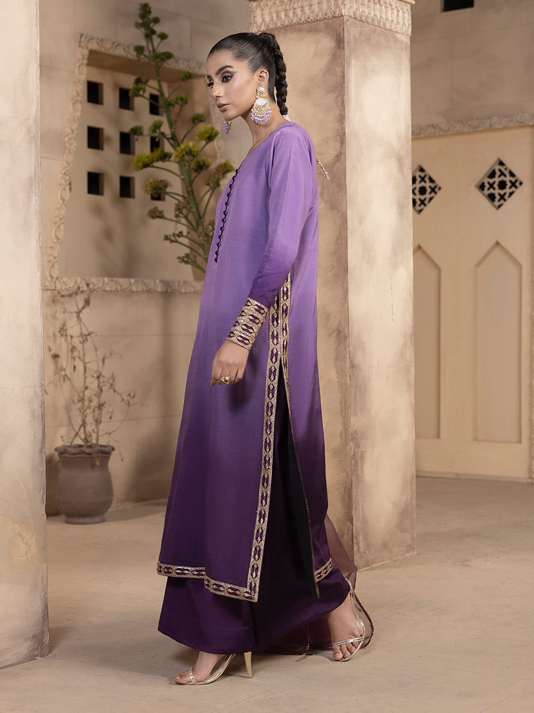 Hem Stitch | Raw Silk Edit 25 | Raania -  Hemstitch Ladies Clothes - Original Designer Dress - House of Maryam