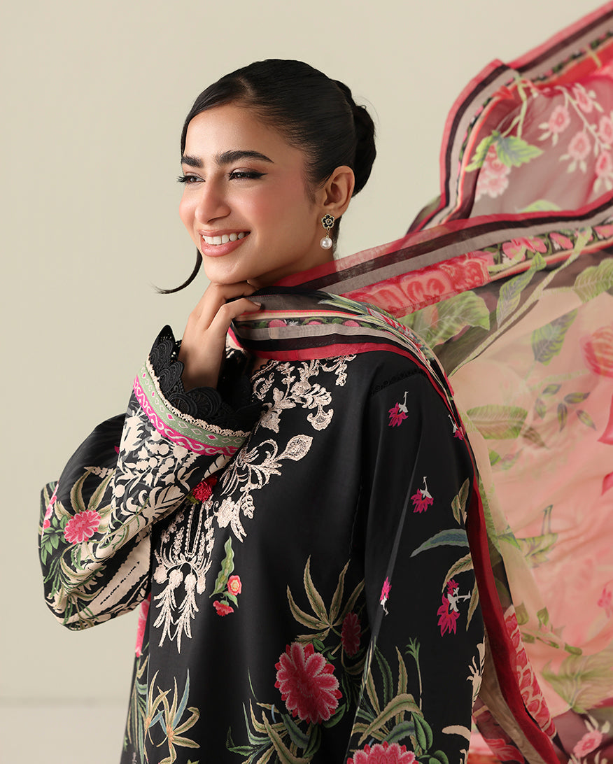 Roheenaz | Rosette Lawn | Radiant Noon-4