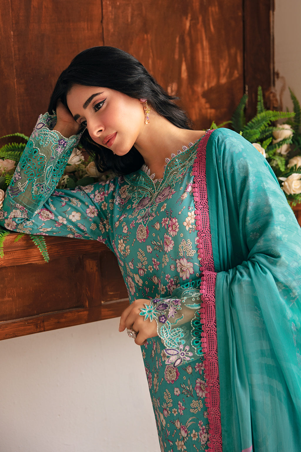 Ramsha | Rangrez Lawn Collection | N-402 by Designer Ramsha - House of Maryam - Pakistani Designer Ethnic Wear in {{ shop.shopifyCountryName }}