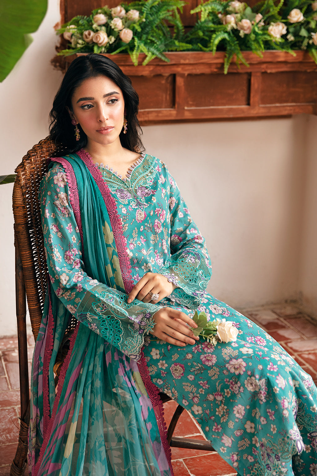 Ramsha | Rangrez Lawn Collection | N-402 -  Ramsha Casuals - Original Designer Dress - House of Maryam