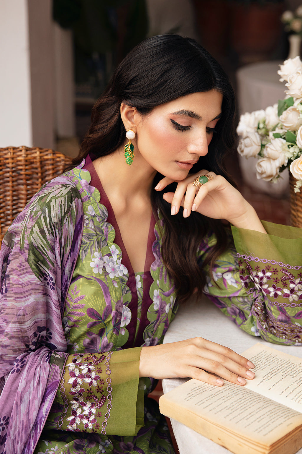 Ramsha | Rangrez Lawn Collection | N-410 -  Ramsha Casuals - Original Designer Dress - House of Maryam