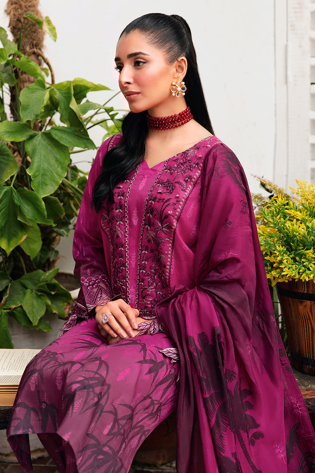 Ramsha | Rangrez Lawn Collection | N-408 -  Ramsha Casuals - Original Designer Dress - House of Maryam