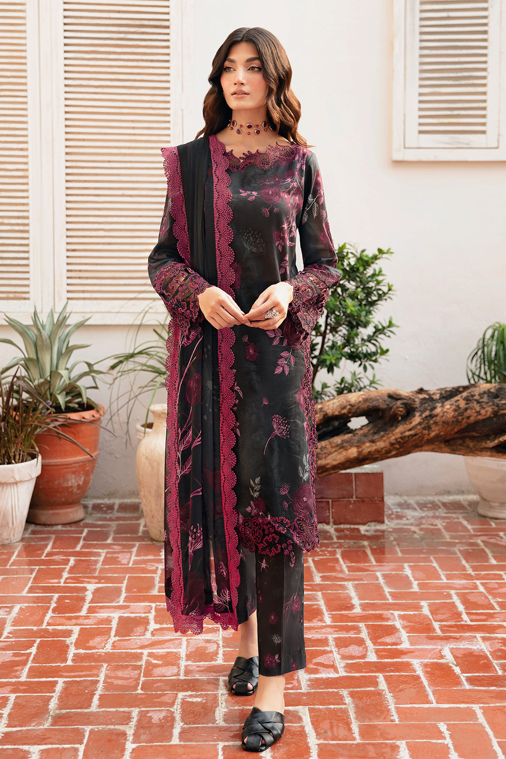 Ramsha | Rangrez Lawn Collection | N-401 by Designer Ramsha - House of Maryam - Pakistani Designer Ethnic Wear in {{ shop.shopifyCountryName }}