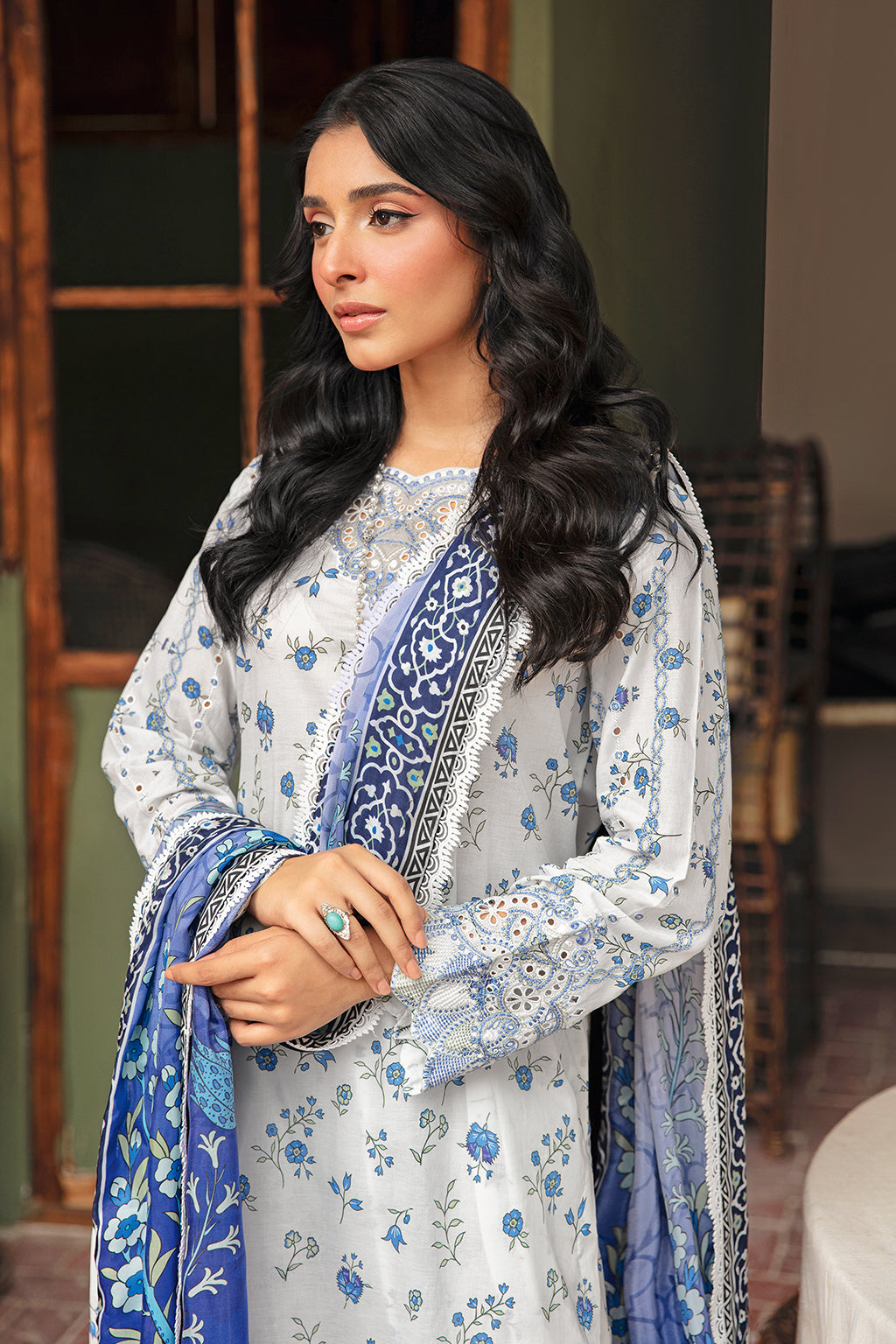 Ramsha | Rangrez Lawn Collection | N-403 -  Ramsha Casuals - Original Designer Dress - House of Maryam