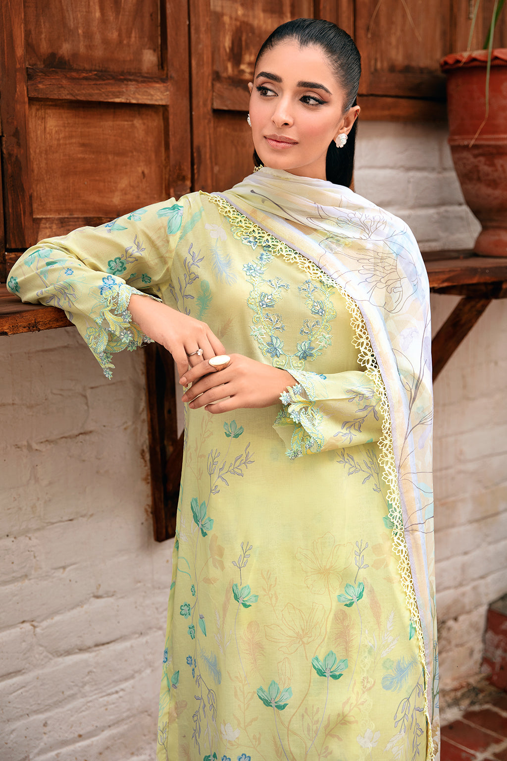 Ramsha | Rangrez Lawn Collection | N-407 -  Ramsha Casuals - Original Designer Dress - House of Maryam
