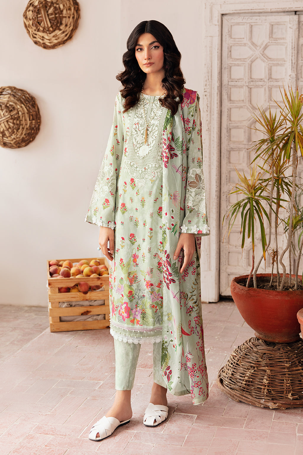 Ramsha | Rangrez Lawn Collection | N-409 -  Ramsha Casuals - Original Designer Dress - House of Maryam