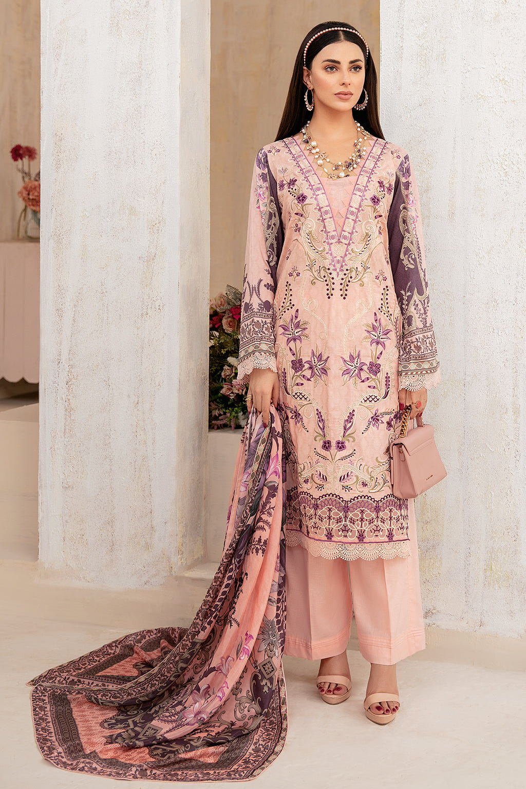 Ramsha | Rangrez Lawn Collection | N-306 -  Ramsha Casuals - Original Designer Dress - House of Maryam