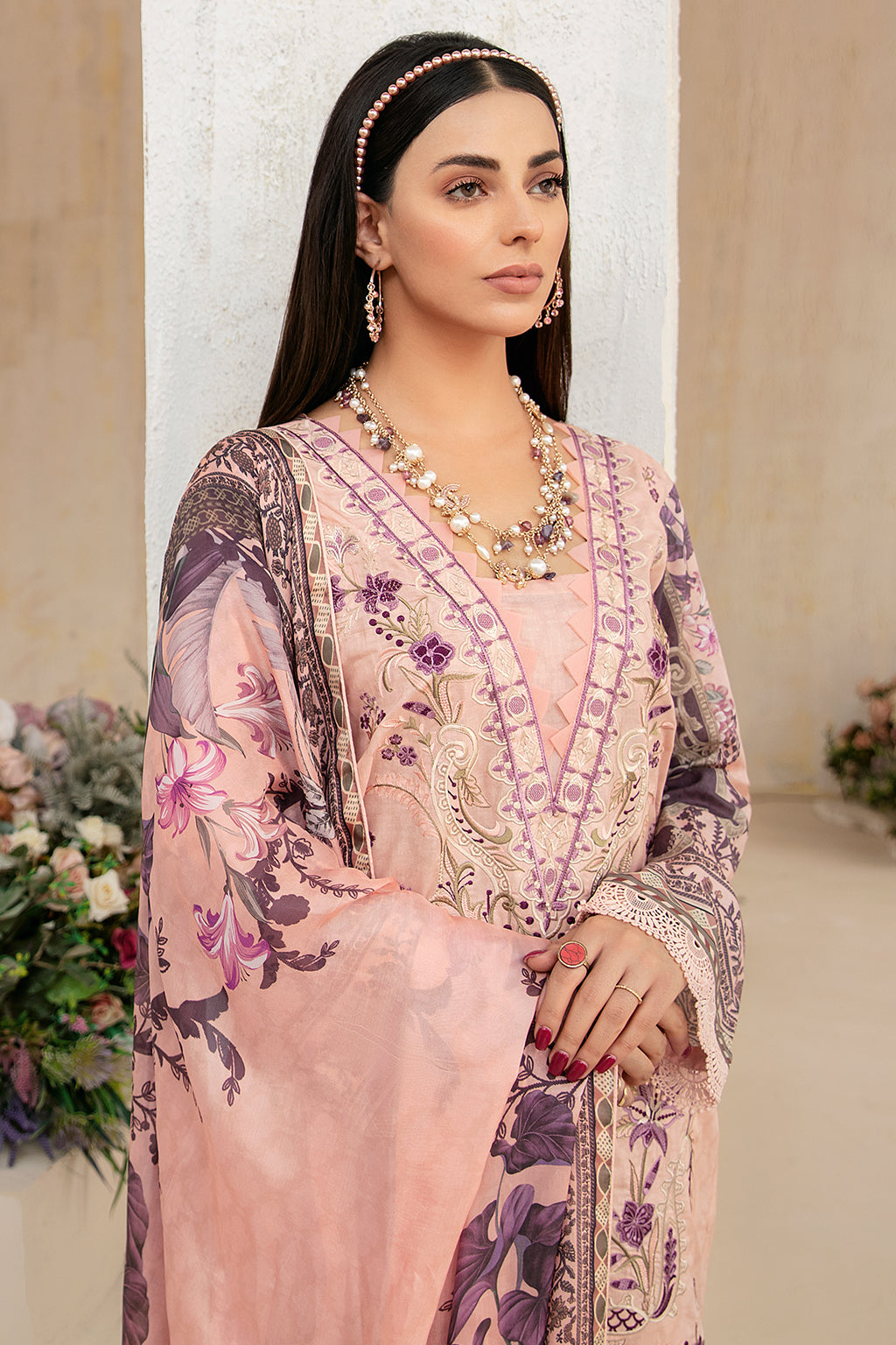 Ramsha | Rangrez Lawn Collection | N-306 -  Ramsha Casuals - Original Designer Dress - House of Maryam