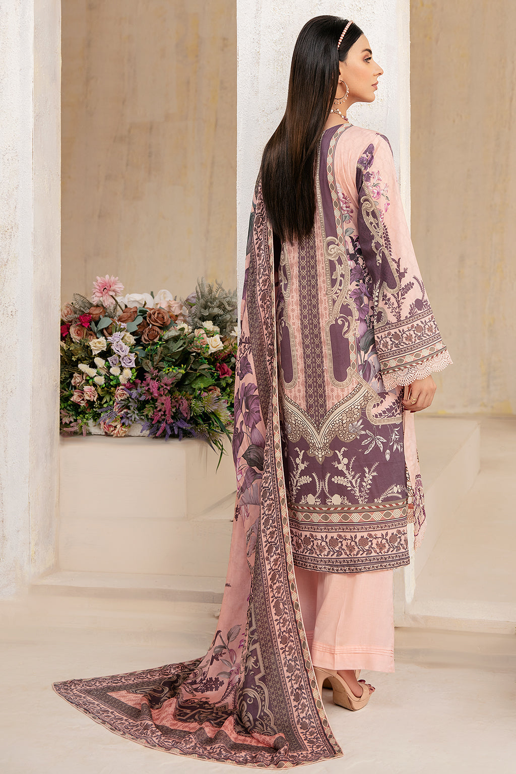 Ramsha | Rangrez Lawn Collection | N-306 -  Ramsha Casuals - Original Designer Dress - House of Maryam
