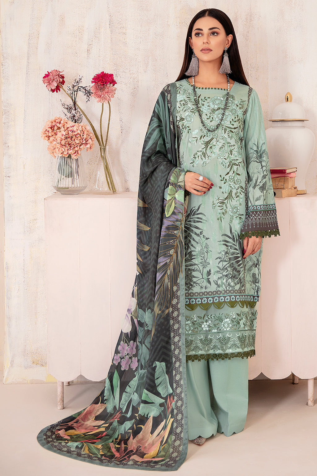 Ramsha | Rangrez Lawn Collection | N-301 -  Ramsha Casuals - Original Designer Dress - House of Maryam