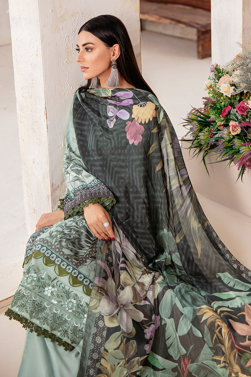 Ramsha | Rangrez Lawn Collection | N-301