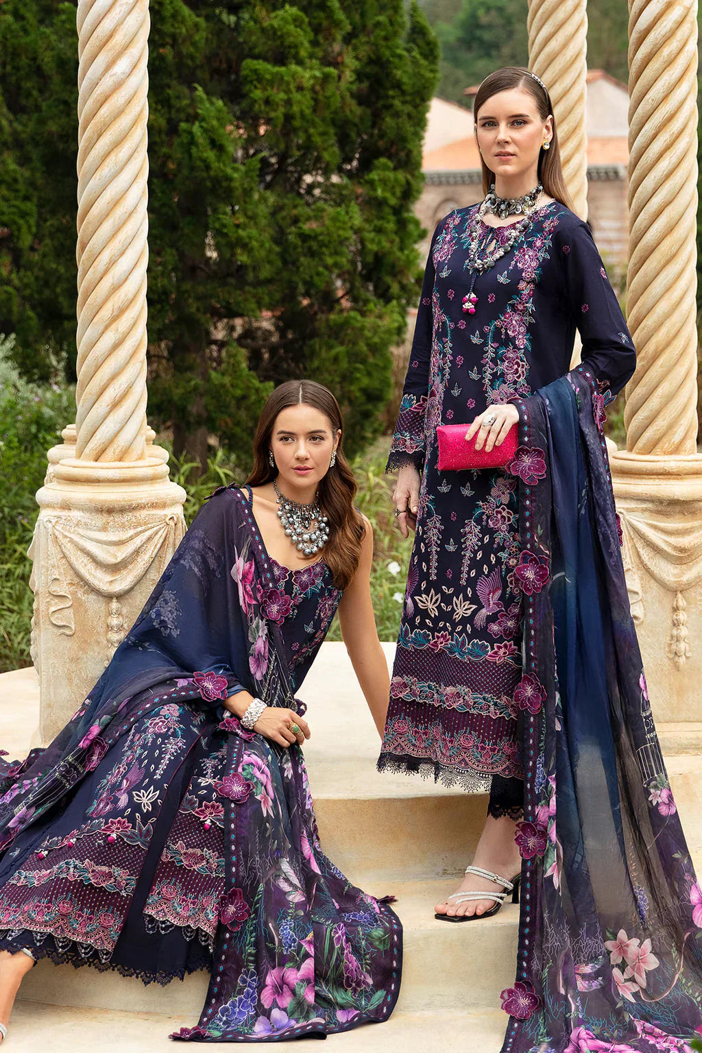 Ramsha | Andaz Collection | Deep Blue -  Ramsha Luxury - Original Designer Dress - House of Maryam
