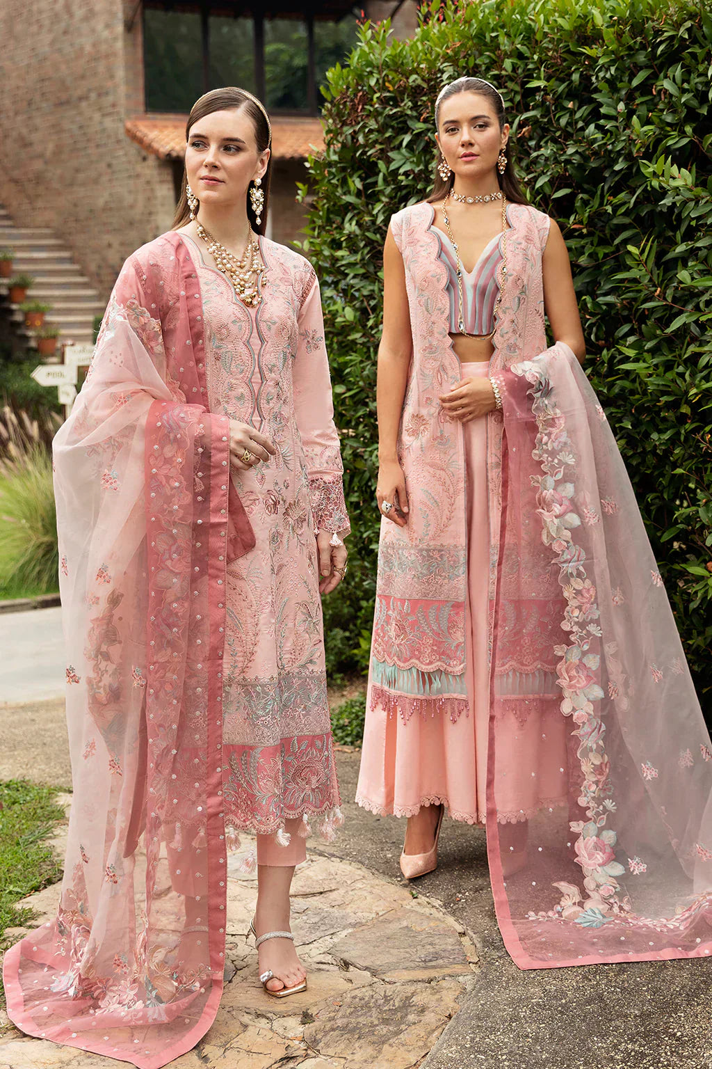 Ramsha | Andaz Collection | RADIANT PINK -  Ramsha Luxury - Original Designer Dress - House of Maryam