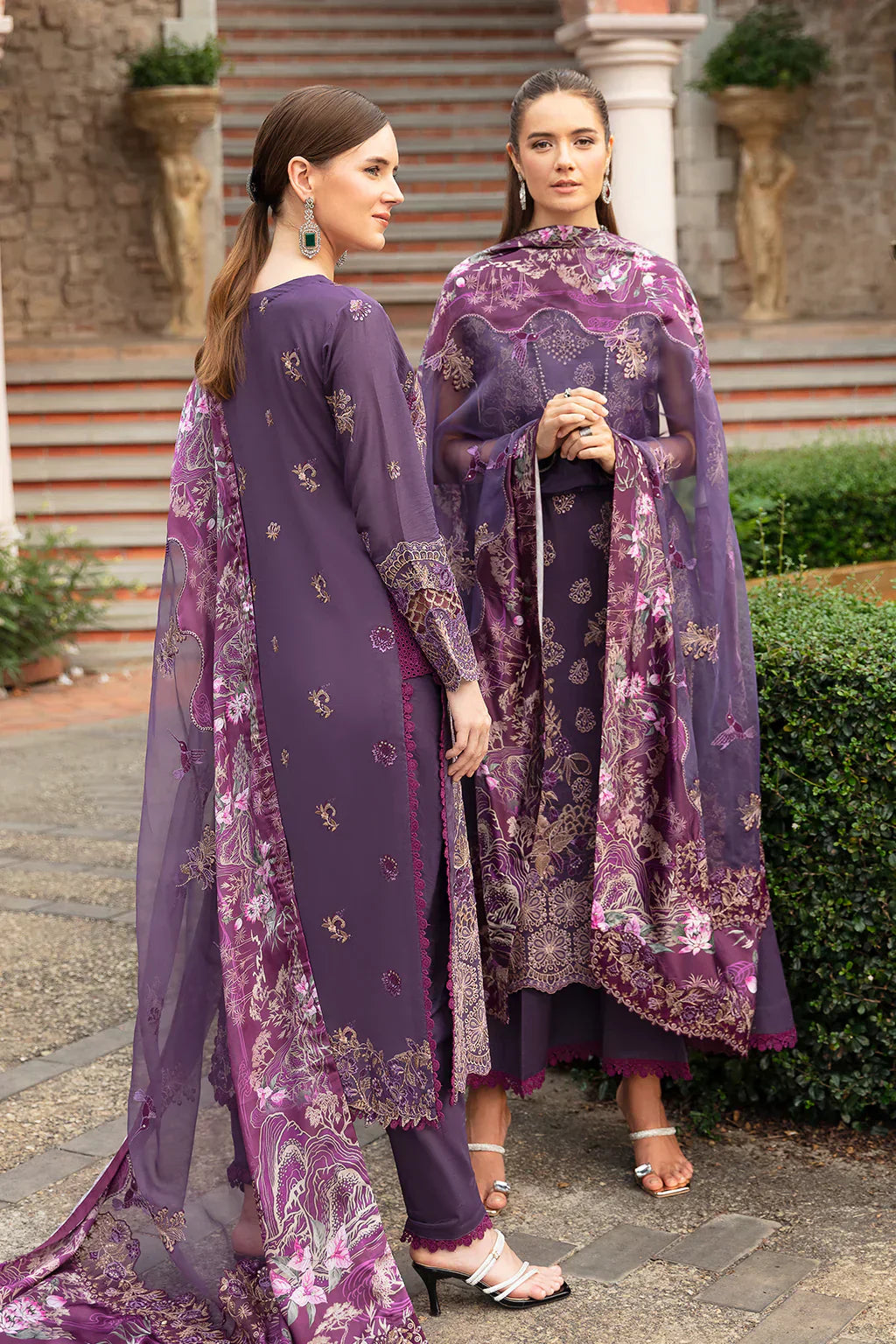 Ramsha | Andaz Collection | PURPLE SAPPHIRE -  Ramsha Luxury - Original Designer Dress - House of Maryam