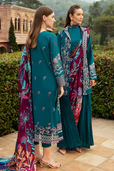 Ramsha | Andaz Collection | SEA BLUE -  Ramsha Luxury - Original Designer Dress - House of Maryam