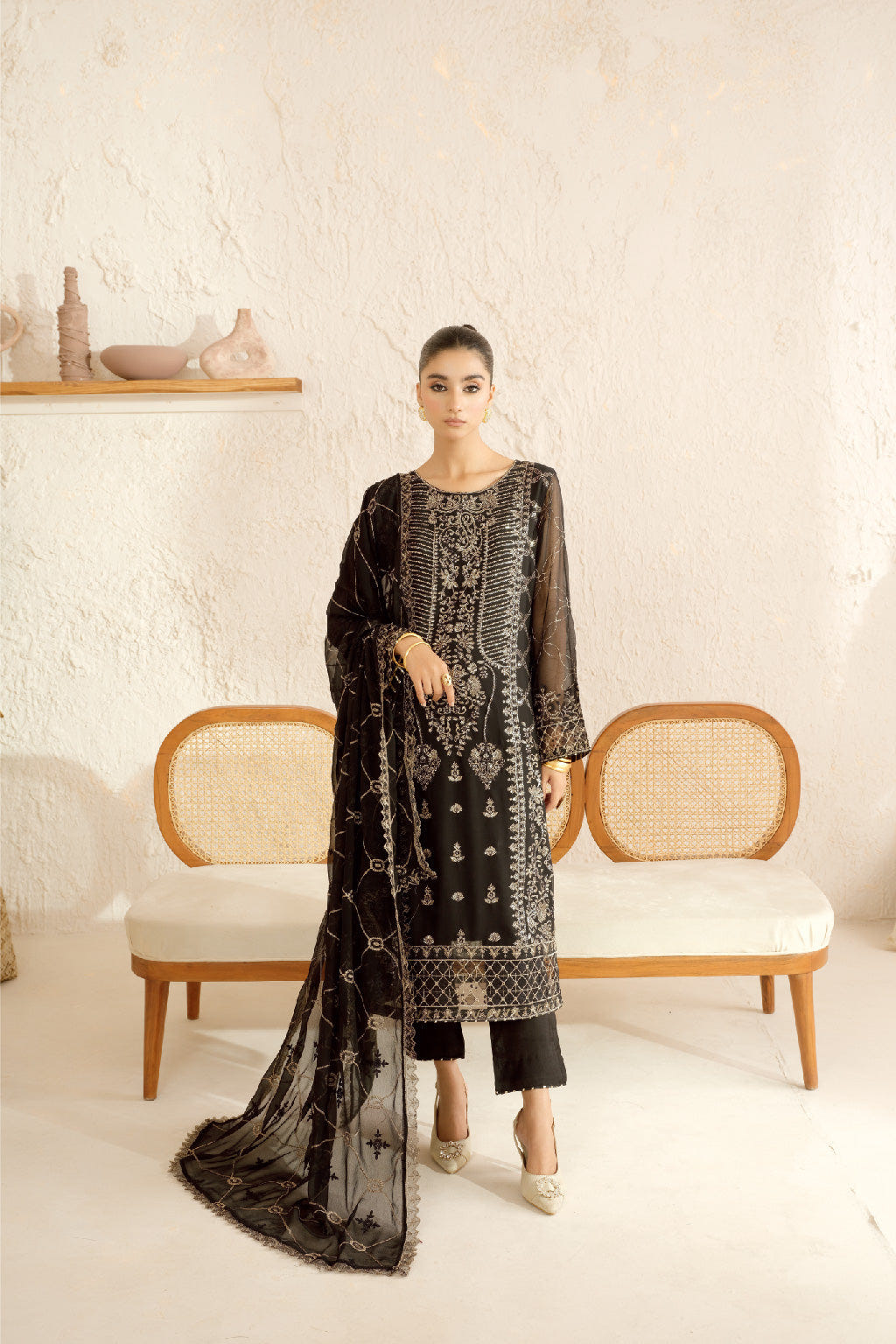 Ramsha | Sonehri Collection | BB-107 -  Ramsha Ladies Clothes - Original Designer Dress - House of Maryam