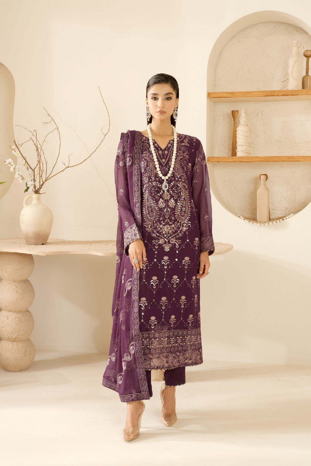 Ramsha | Sonehri Collection | BB-109 -  Ramsha Ladies Clothes - Original Designer Dress - House of Maryam