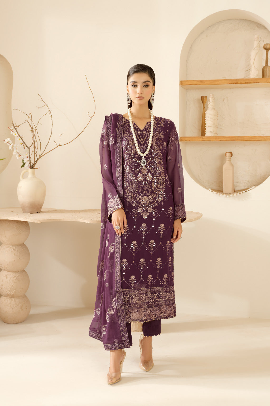 Ramsha | Sonehri Collection | BB-109 -  Ramsha Ladies Clothes - Original Designer Dress - House of Maryam