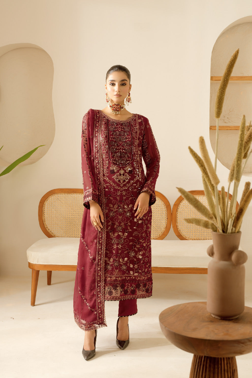 Ramsha | Sonehri Collection | BB-105 -  Ramsha Ladies Clothes - Original Designer Dress - House of Maryam