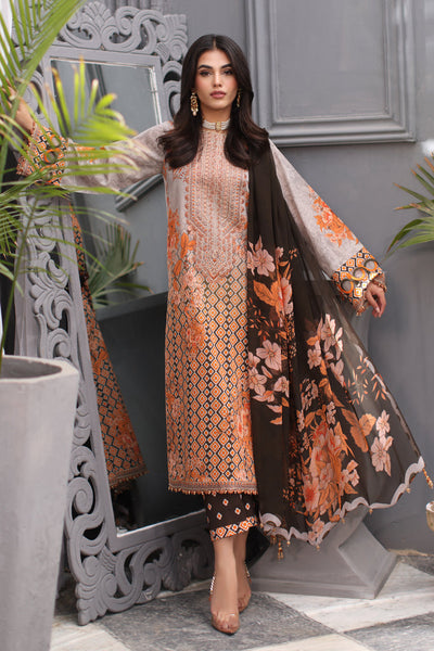 Charizma | Rang e Bahar 24 | CRB4-01 -  Charizma Casuals - Original Designer Dress - House of Maryam