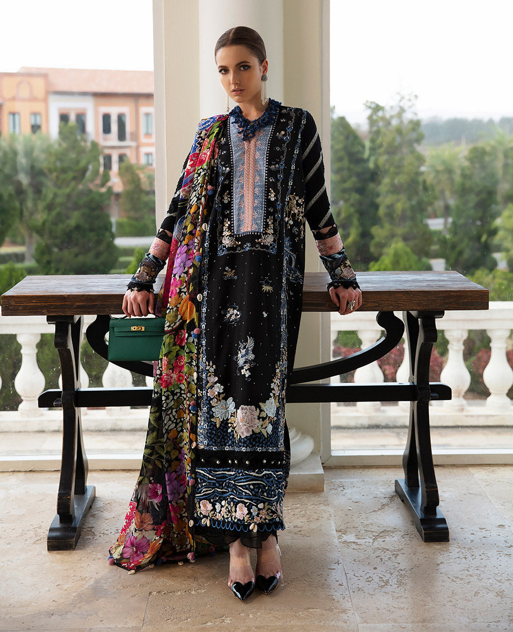 Republic Womenswear | Ilana Eid Luxury Lawn | MÃÂ©line by Designer Republic Womenswear - House of Maryam - Pakistani Designer Ethnic Wear in {{ shop.shopifyCountryName }}