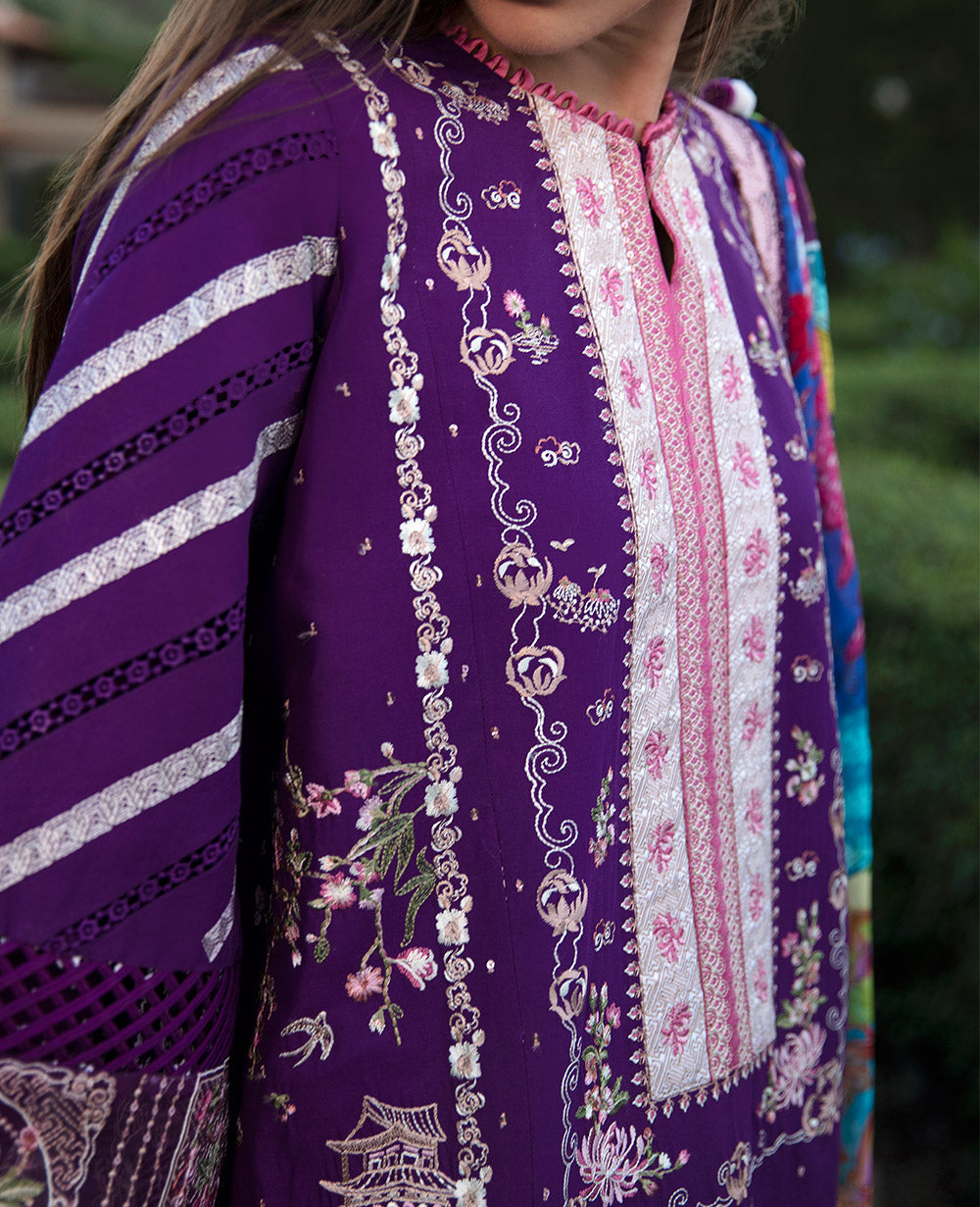 Republic Womenswear | Ilana Eid Luxury Lawn | Lisette -  Republic Womenswear Luxury - Original Designer Dress - House of Maryam