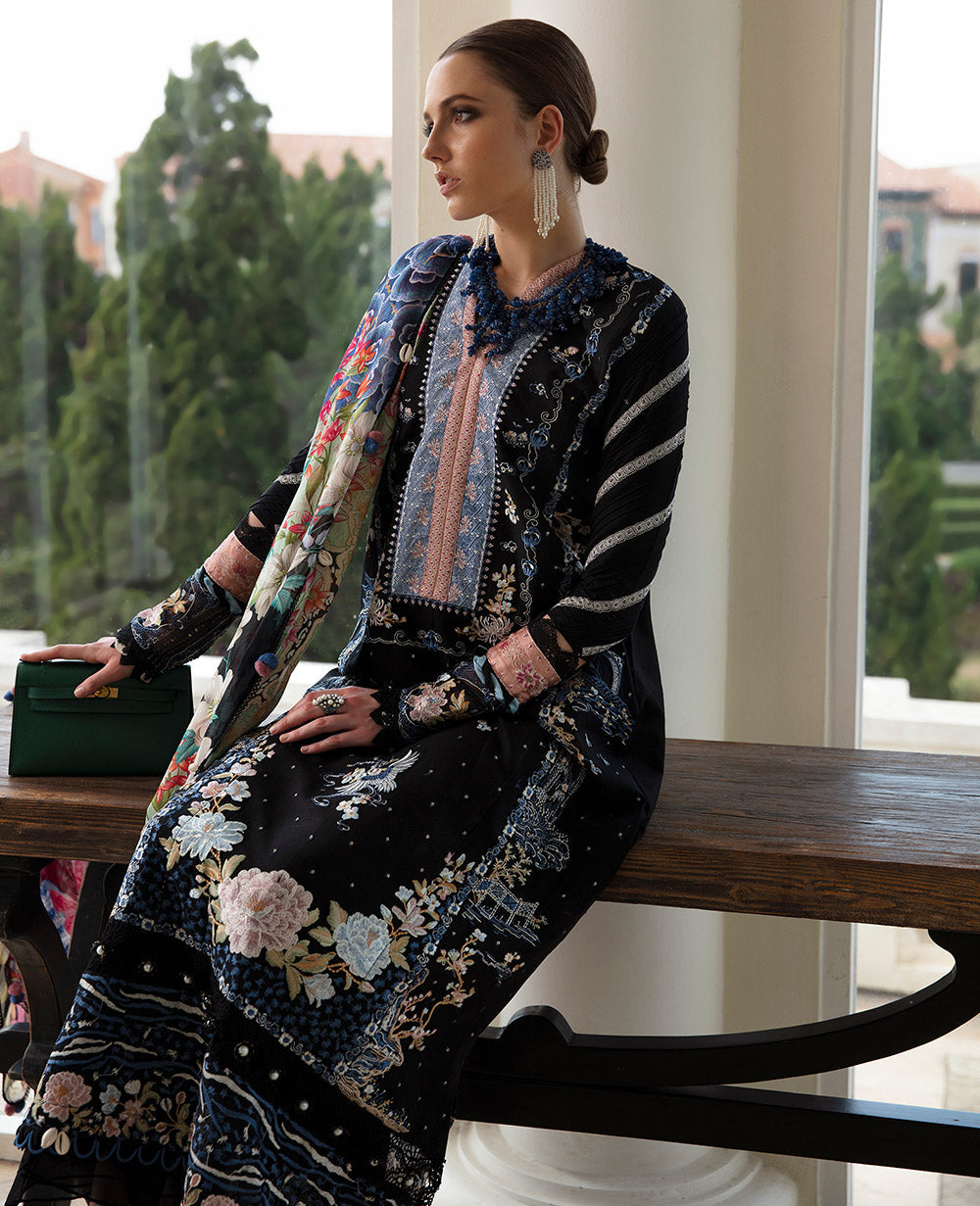 Republic Womenswear | Ilana Eid Luxury Lawn | MÃÂ©line