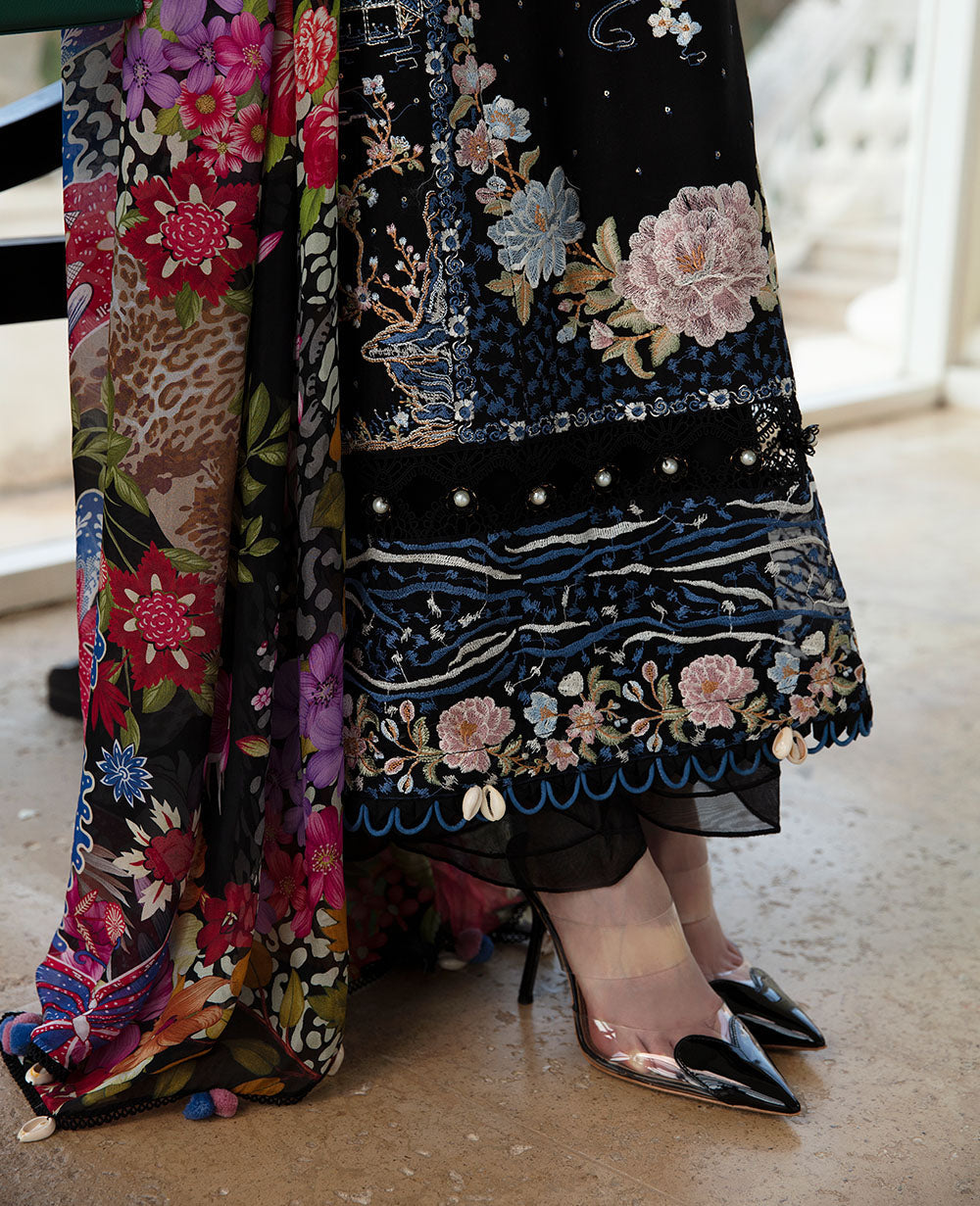 Republic Womenswear | Ilana Eid Luxury Lawn | MÃÂ©line