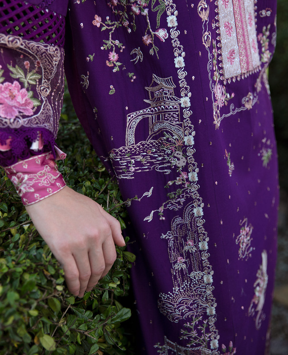 Republic Womenswear | Ilana Eid Luxury Lawn | Lisette -  Republic Womenswear Luxury - Original Designer Dress - House of Maryam