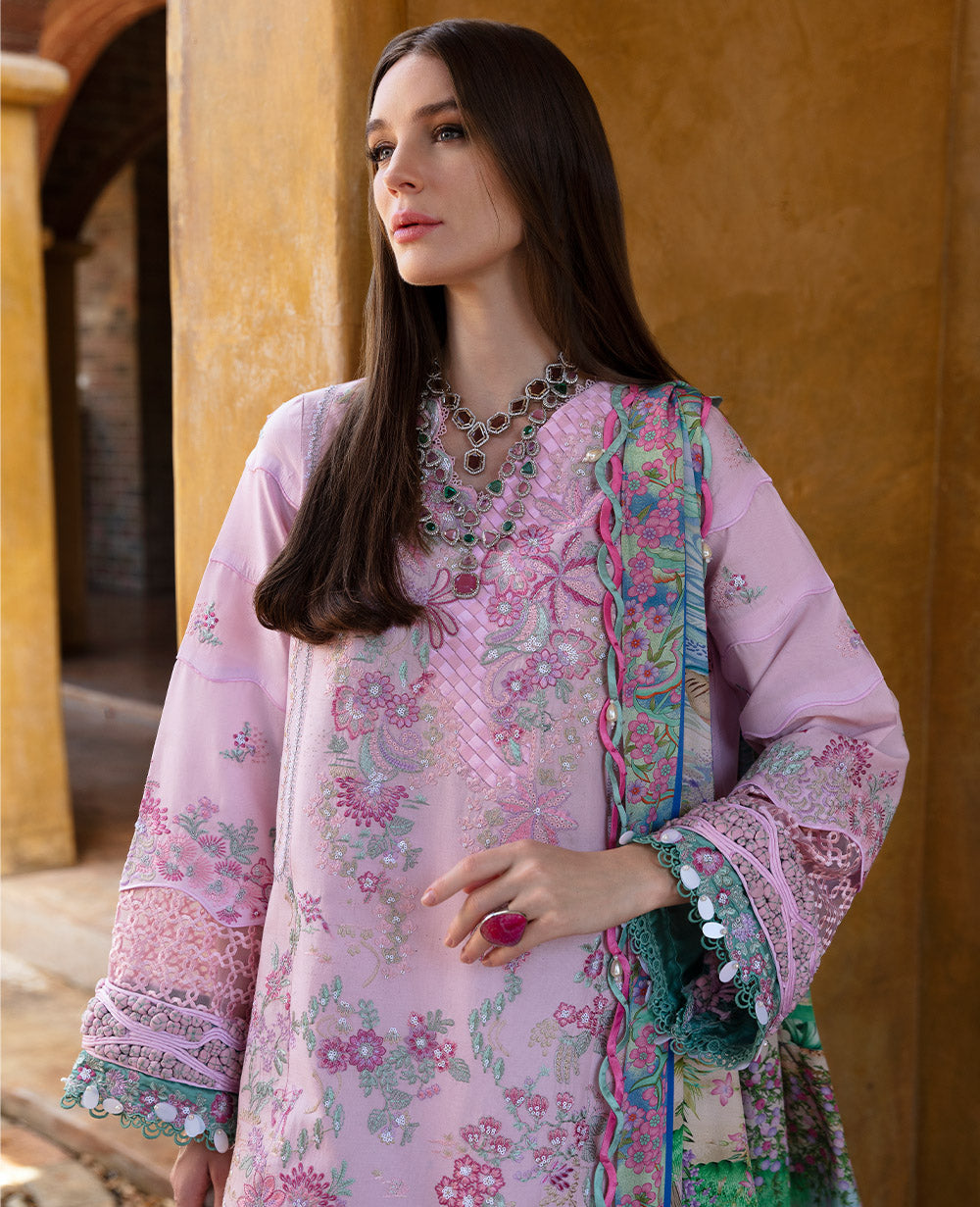 Republic Womenswear | Ilana Eid Luxury Lawn | Aveline -  Republic Womenswear Luxury - Original Designer Dress - House of Maryam