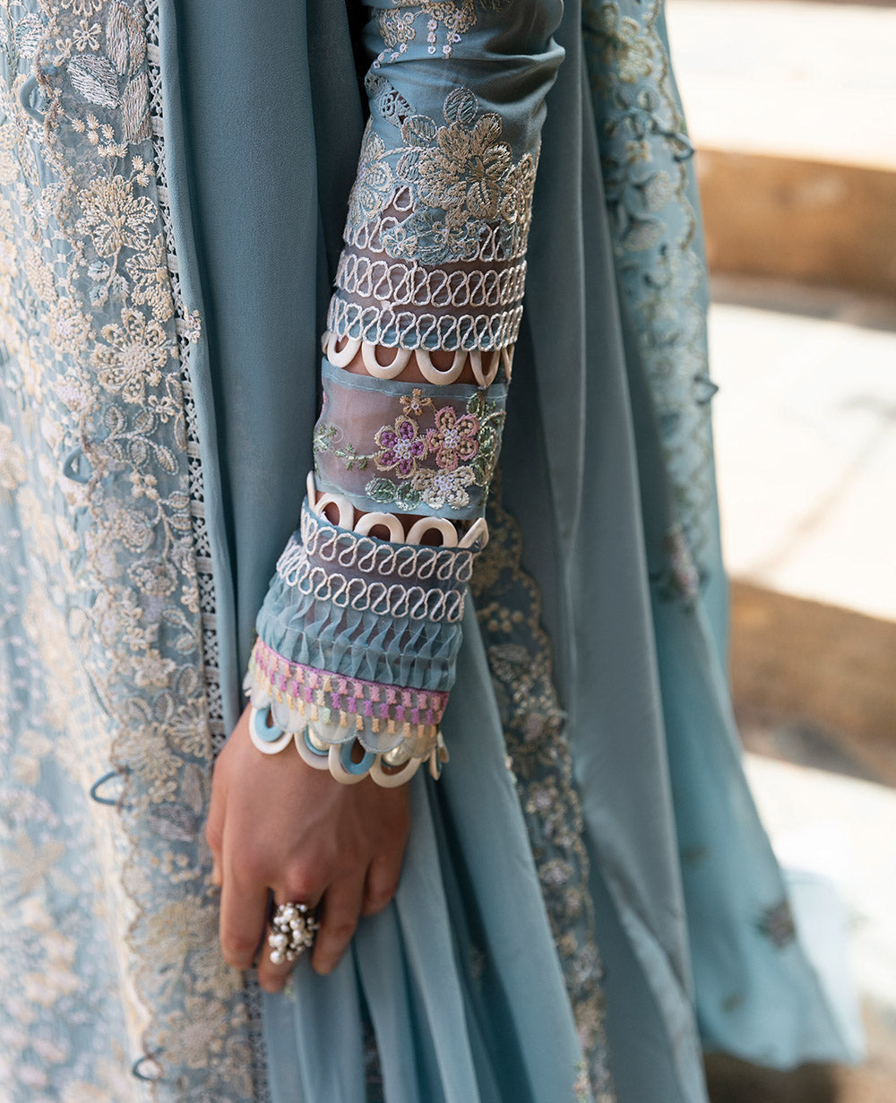 Republic Womenswear | Ilana Eid Luxury Lawn | Azure by Republic Womenswear - House of Maryam