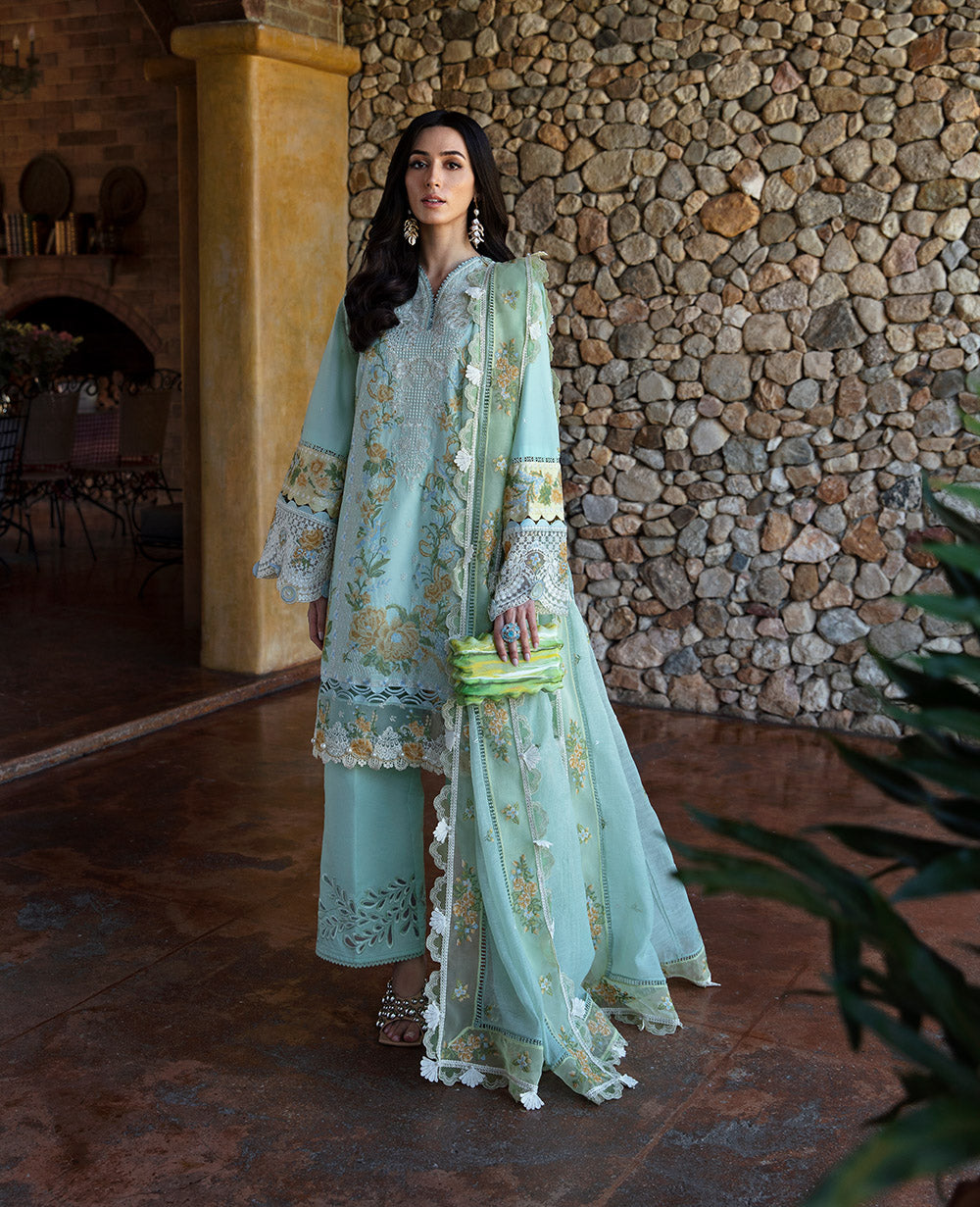 Republic Womenswear | Ilana Eid Luxury Lawn | Elaine by Designer Republic Womenswear - House of Maryam - Pakistani Designer Ethnic Wear in {{ shop.shopifyCountryName }}