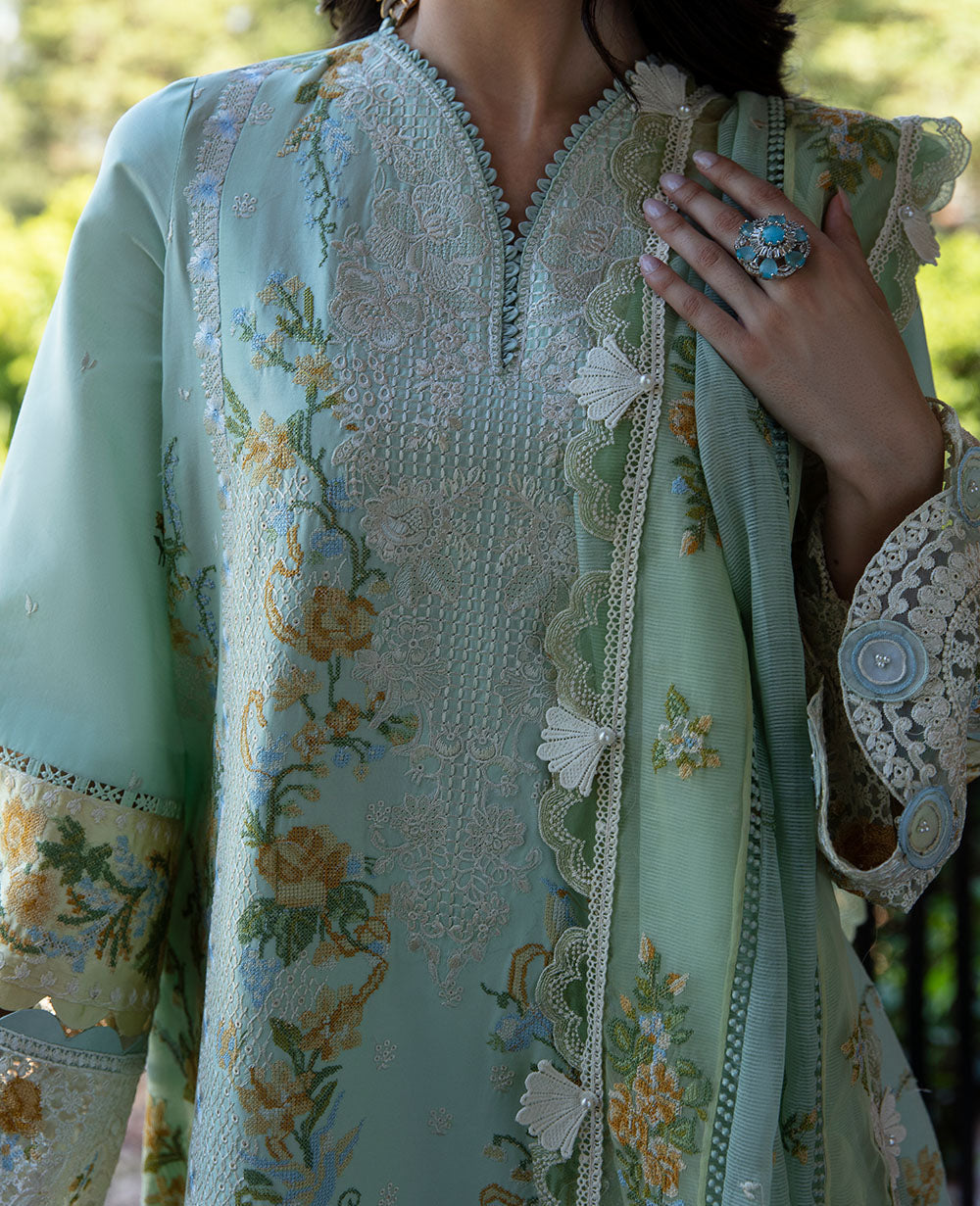 Republic Womenswear | Ilana Eid Luxury Lawn | Elaine