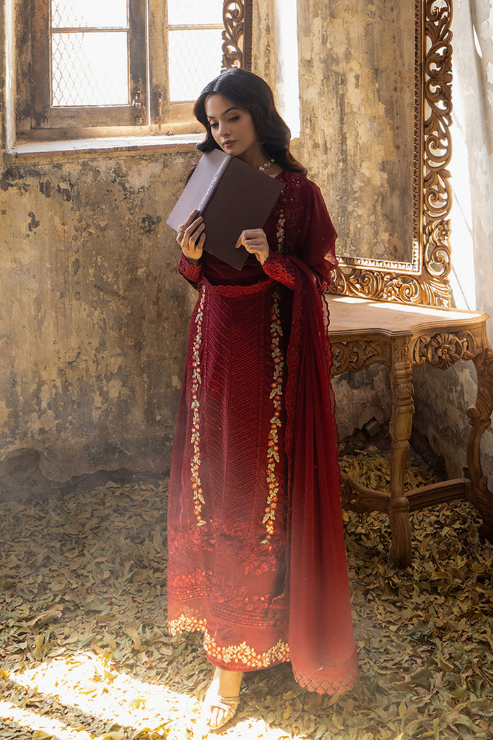 Azure | Ensembles Embroidered Formals | Red Mist -  Azure Ladies Clothes - Original Designer Dress - House of Maryam