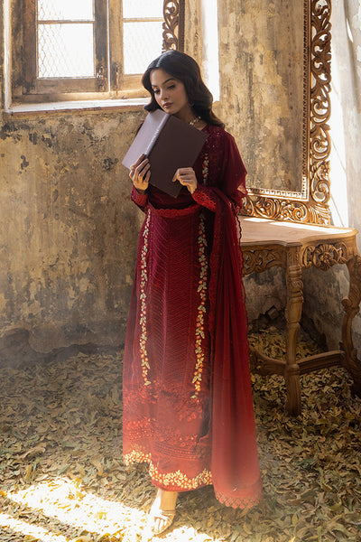 Azure | Ensembles Embroidered Formals | Red Mist -  Azure Ladies Clothes - Original Designer Dress - House of Maryam