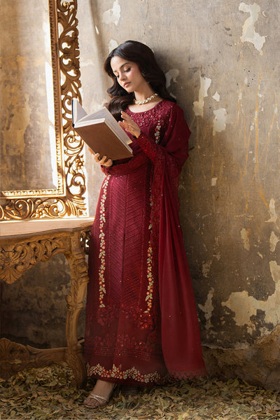 Azure | Ensembles Embroidered Formals | Red Mist -  Azure Ladies Clothes - Original Designer Dress - House of Maryam