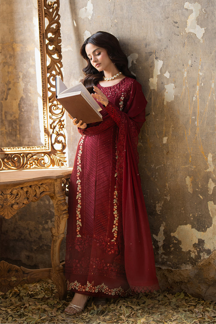 Azure | Ensembles Embroidered Formals | Red Mist -  Azure Ladies Clothes - Original Designer Dress - House of Maryam