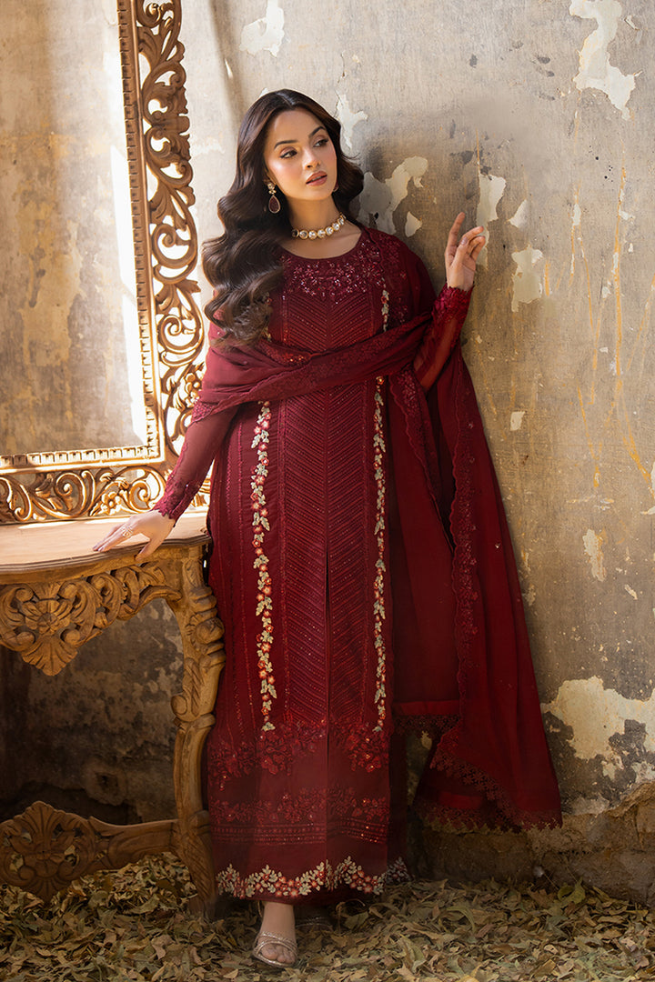 Azure | Ensembles Embroidered Formals | Red Mist -  Azure Ladies Clothes - Original Designer Dress - House of Maryam