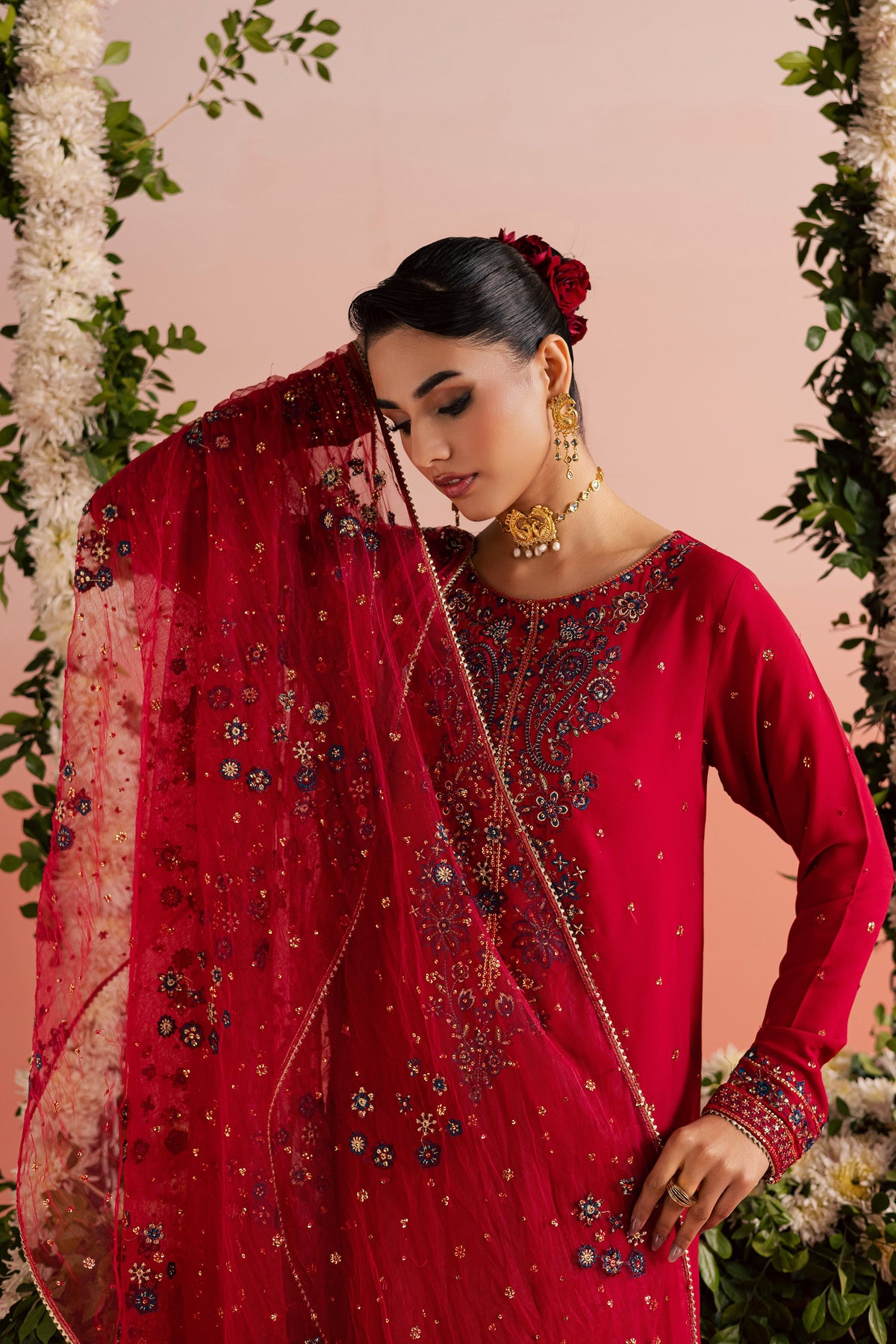 Batik | Gulmohar Festive Eid Edit 26' | Red Sona 3Pc-2