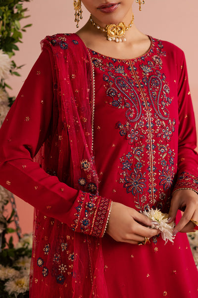 Batik | Gulmohar Festive Eid Edit 26' | Red Sona 3Pc