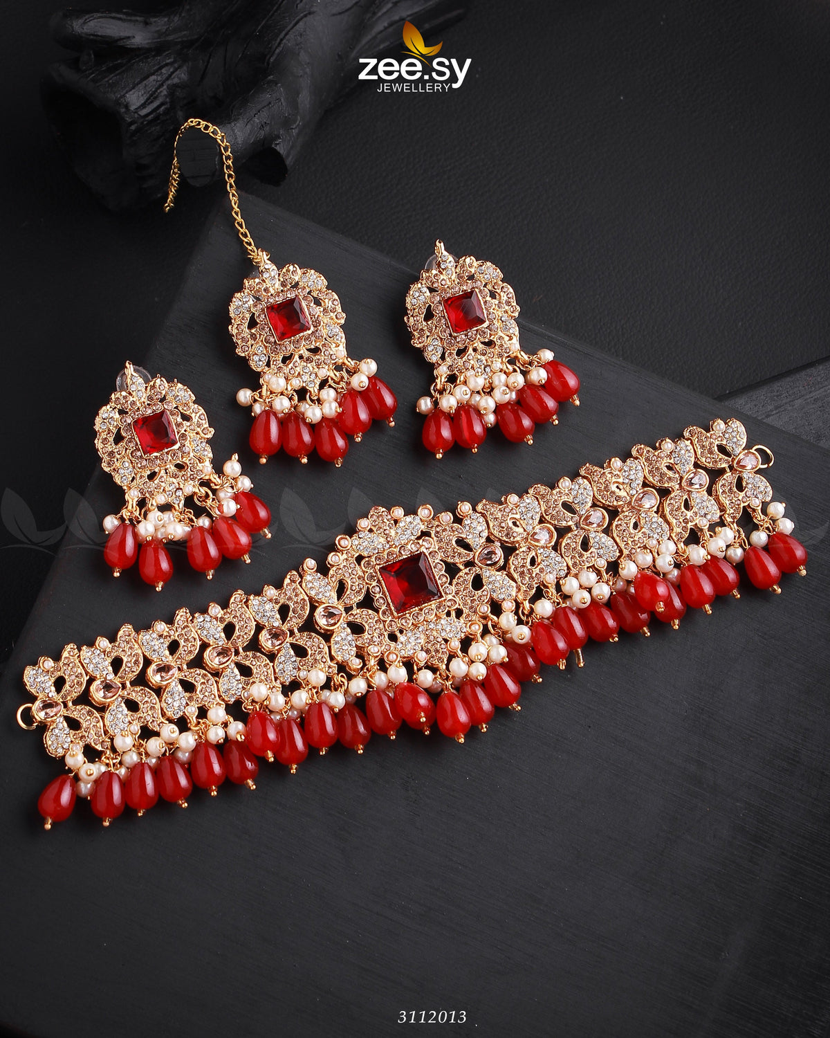 Katrina's Necklace Set -  Zeesy Necklace Sets - Original Designer Dress - House of Maryam